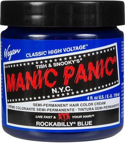 Classic High Voltage Hair Dye Rockabilly Blue Tintura Manic Panic
