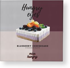 Hungry Eyes Palette Blueberry Cheesecake Ombretti Colori Intensi Perlati Metalizzati Glitterati 4 x 3 gr Miss Hungry