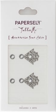 Temporary Tattoos Swing Of The 20'S Trinkets Ers 2 pz Paperself