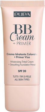 BB Cream + Primer Tutti i Tipi di Pelle 003 Sand Crema Idratante Colorata + Primer Viso 5 in 1 30 ml Pupa