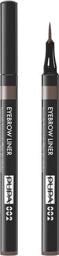 Eyebrow Liner 002 Brown Punta Ultra Sottile Effetto Microblading 1,1 ml Pupa