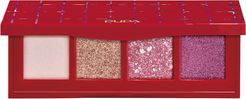 Holiday Land Palette Occhi 001 Eccentric Pink Ombretti in 3 Texture Differenti 5,2 gr Pupa
