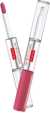 Made to Last Lip Duo 016 Hot Pink Rossetto Brillantezza Estrema Colore + Top Coat 4 ml Pupa