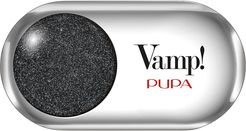 Vamp! Ombretto Metallic 301 Frozen Black Ombretto Altamente Pigmentato con Applicatore 1,5 gr Pupa