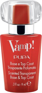 Vamp! Base e Top Coat 200 Trasparent Trasparente e Profumato Fragranza Rossa 5 ml Pupa
