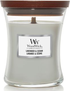 Lavender & Cedar Candele In Vetro Media 275 gr Woodwick