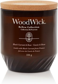 ReNew Black Currant & Rose Candele in Vetro Media 184 gr Woodwick