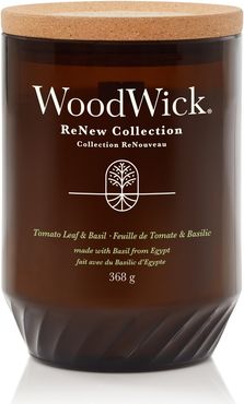 ReNew Tomato Leaf & Basil Candele in Vetro Grande 368 gr Woodwick