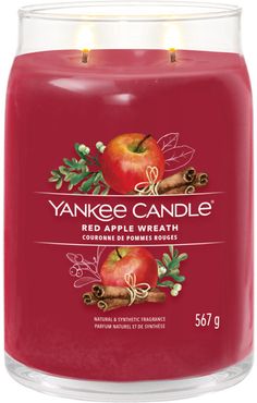 Candela Red Apple Wreath Giara Signature Grande 567 gr Yankee Candle