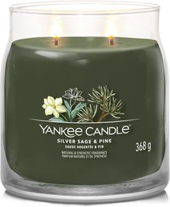 Candela Silver Sage Pine Giara Signature Media 368 gr Yankee Candle