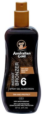 Spray Gel Sunscreen Instant Bronzer SPF06 237 ml AUSTRALIAN GOLD