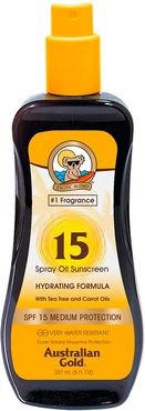 Spray Oil Sunscreen SPF15 Olio Solare con Carotene 237 ml AUSTRALIAN GOLD