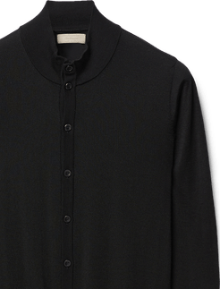 Ultralight cashmere buttoned cardigan Man Black Size 50