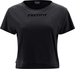 T-shirt cropped con stampa in rilievo FREDDY MOV