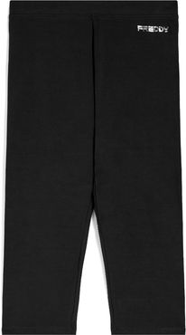 Leggings corsaro vita regular in heavy jersey stretch