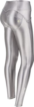 Pantaloni donna WR.UP® skinny in similpelle metallizata opaca