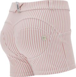 Shorts push up WR.UP® a righe colore pastello