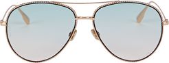 DiorSociety Aviator Sunglasses, Multi 1SIZE