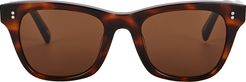 007 Square Sunglasses, Brown 1SIZE