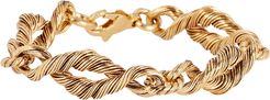 Lola Twisted Chain-Link Bracelet, Gold 1SIZE