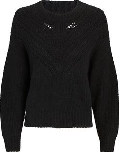 Arresi Cable Knit Sweater, Black S