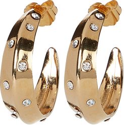 Swami Beach Hoop Earrings, Gold 1SIZE