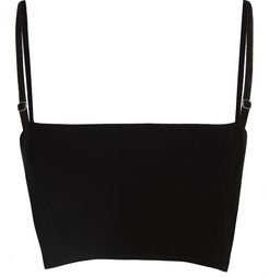 Winnie Knit Crop Top, Black S