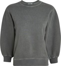 Thora Cotton Crewneck Sweatshirt, Grey P