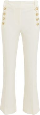 Robertson Sailor Cropped Trousers, White 6