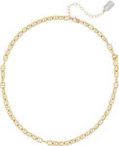 Horsebit Chain Necklace, Gold 1SIZE