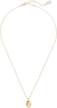 Ball Chain Pendant Necklace, Gold 1SIZE