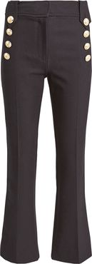 Robertson Sailor Cropped Trousers, Black 12