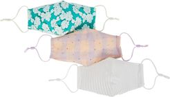 Embroidered Face Mask 3-Pack, Multi 1SIZE