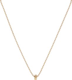 Hex Nut Ball Chain Necklace, Gold 1SIZE