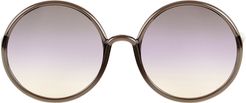 DiorSoStellaire3 Round Sunglasses, Grey 1SIZE