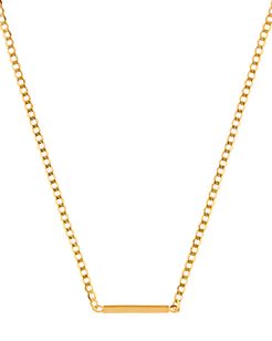 Havana ID Chain Necklace, Gold 1SIZE