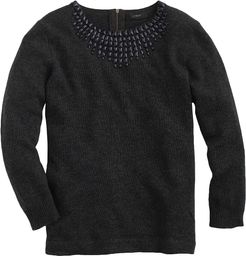 Jeweled-starburst sweater