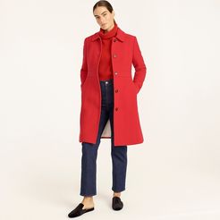 Petite classic lady day coat in Italian double-cloth wool with Thinsulate&#174;