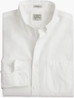 Slim Secret Wash shirt in white