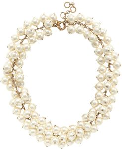 Pearl cluster necklace