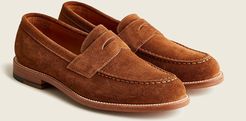 Ludlow suede penny loafers