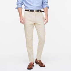 Ludlow Slim-fit suit pant in stretch cotton-linen