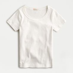 Girls' pointelle T-shirt