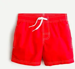 Boys' Sundek&#38;trade; swim trunk in red
