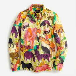 Classic popover shirt in Ratti&#174; safari print