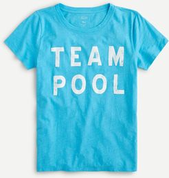 Vintage cotton "Team Pool" T-shirt