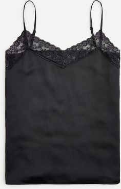 Camisole with lace trim