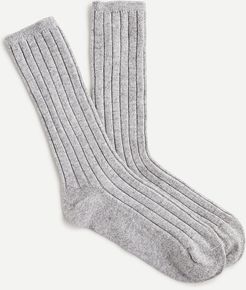 cashmere-blend socks