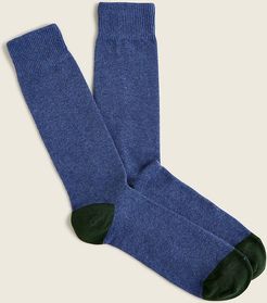 Solid cotton socks