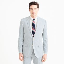 Ludlow suit jacket in Japanese seersucker